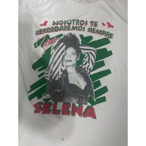 Vintage Selena Quintanilla Memorial T-Shirt White Single Stitch 90s Graphic Tee